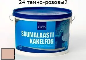 Затирка для швов Saumalaasti № 24 (3 кг) темно-розовый