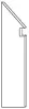 Плинтус левый Marvel Stone Bardiglio Grey Battiscopa Sag. Sx (ATEL)