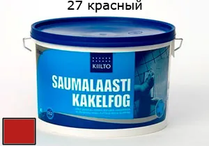 Затирка для швов Saumalaasti № 27 (3 кг) красный