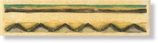 Бордюр Listelo Olivo Amarillo