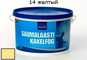 Затирка для швов Saumalaasti № 14 (3 кг) желтый