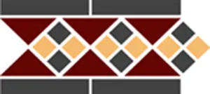 Бордюр Border LISBON with 1 strip (Tr.20, Dots 14+21, Strips 14)
