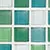 Мозаика MNO4 Verde Lucido Mix 2,35*2,35