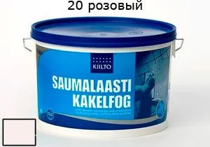 Затирка для швов Saumalaasti № 20 (3 кг) розовый