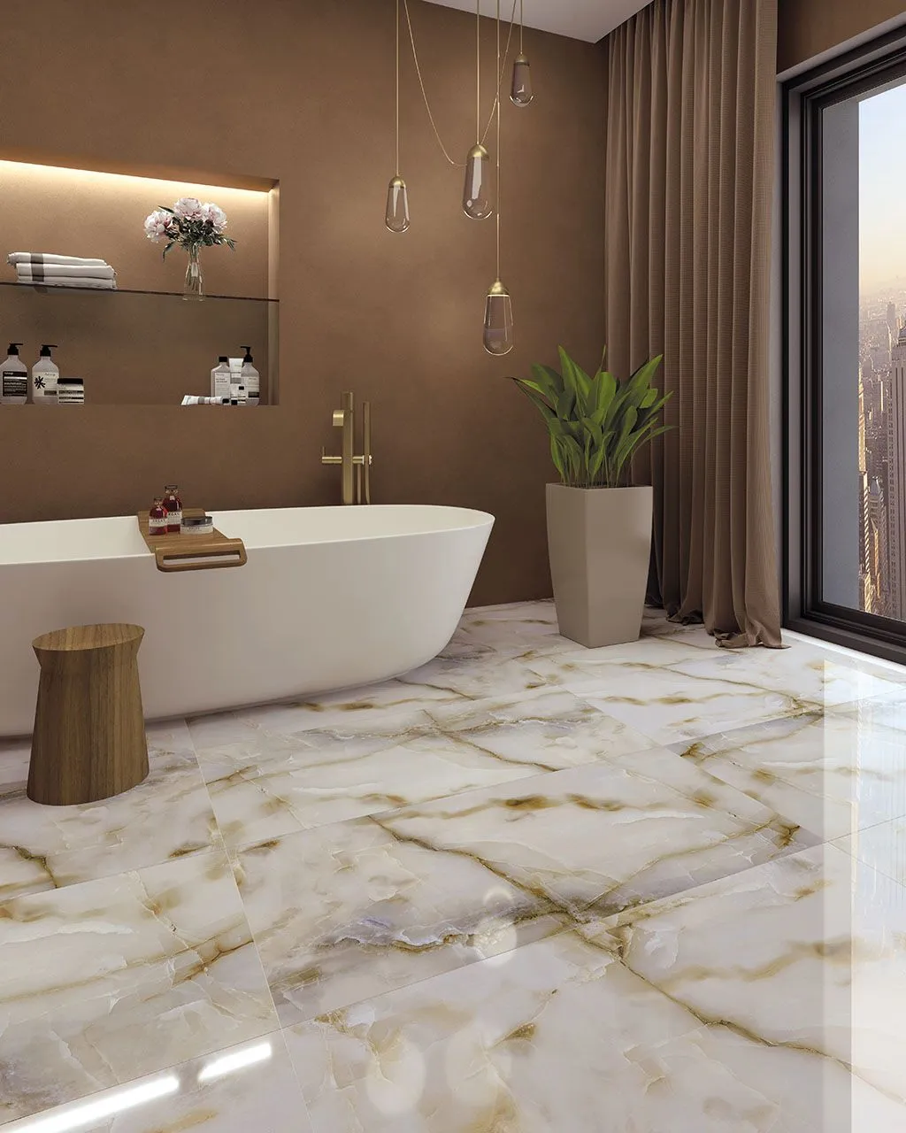 Керамогранит HONEY ONYX от производителя Flais Granito –  фото