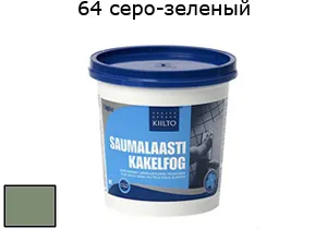 Затирка для швов Saumalaasti № 64 (1 кг) серо-зеленый