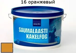Затирка для швов Saumalaasti № 16 (3 кг) оранжевый