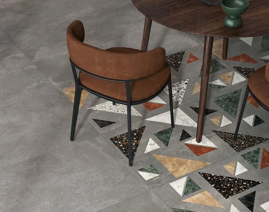 Керамогранит PLAY ABK Ceramiche с рисунком под бетон, состаренная (рустик)