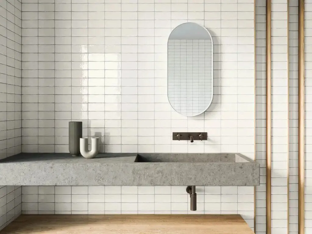 Плитка Decocer коллекций Devon и Starlight в дизайне ванной комнаты Плитка Decocer коллекций Devon и Starlight в дизайне ванной комнаты