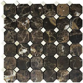 Мозаика мрамор OCTAGON M022+M030-BP полированная