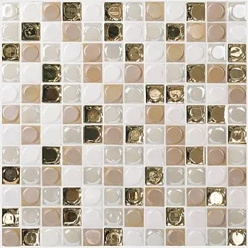 (Vidrepur) Мозаика Mix Aura Gold Blend (на сетке) 31.7x31.7