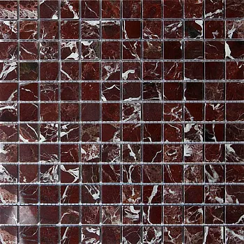 Мозаика ROSSO LEVANTO МРАМОР нат.камень (2.3x2.3)