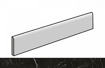 Плинтус 610130004646 Allure Imperial Black Battiscopa