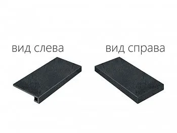 Ступень угловая правая Materia Titanio Scalino Angolare DX (620070000833)