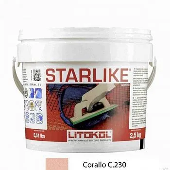 Litochrom Starlike C.230 светло-розовый (2,5кг)