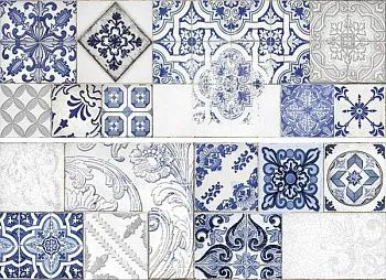 Декор DECOR TIMELESS BLUE (2 pzs mix)