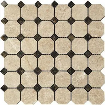 Мозаика мрамор OCTAGON M036+M022-BP полированная