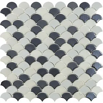 (Vidrepur) Мозаика Soul Black Mix (на сетке) 31.7x30.7