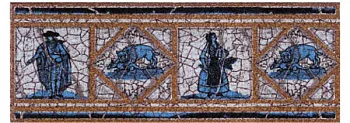 Вставка-подступенник gr4. CADAQUES AZUL 33 (0005493) 