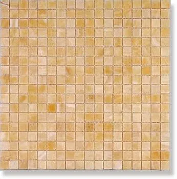 Мозаика HONEY ONYX 15x15x8 polished мрамор