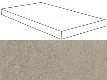 Угловая ступень 620070001091 W. Silve Grey Scalino Angolare Dx Lap правая