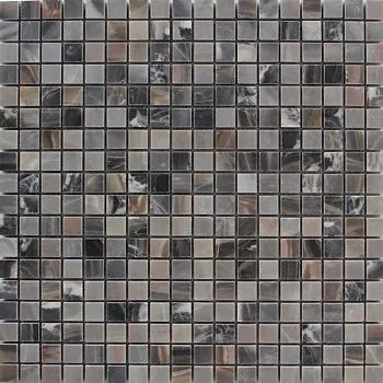Мозаика LOUIS GREY 15x15x8 polished мрамор