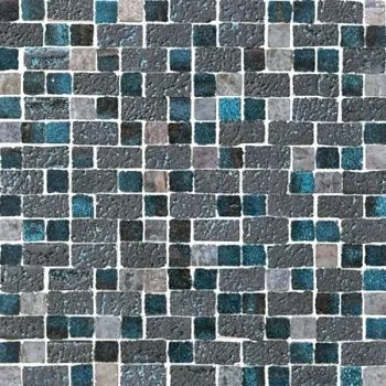 Мозаика Mos.RAKU SPACC.TURQUOISE 1.7x1.7 100983