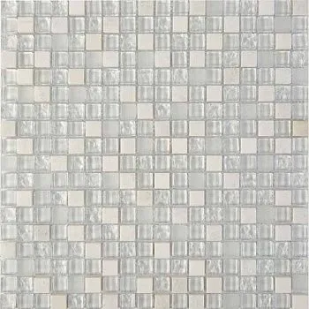 Мозаика PIX715 из мрамора и стекла (15x15)