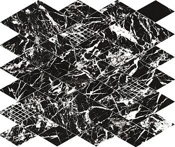 Мозаика MAJESTIC NET GLAM. BLACK LEV (02621)