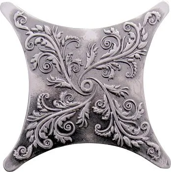 Вставка напольная Estrella Plox Satined 1704 E1 Black Silver