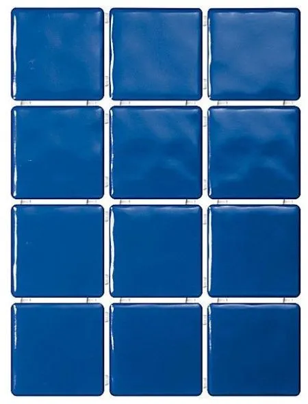 Плитка 1243T Бриз синий, полотно 30х40 из 12 частей 9,9x9,9 (изображение)