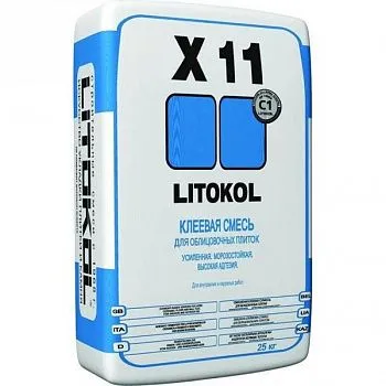 Клей Litokol Х11 серый (25кг)