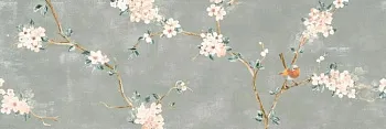 MIXED Verde Decoro Fiori di Pesco B Rett. RA1X 40х120