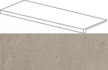 Фронтальная ступень 620070001111 W. Silve Grey Scalino Frontale Lap 60