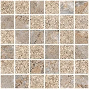 (Vitra) Мозаика Marble-Stone K9498858R001VTE0 Терра Матовый-Лапп. Ректификат (5х5) 30x30