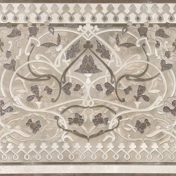 Напольная вставка Lateral Silk Blanco