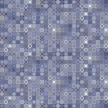 Керамогранит глаз.Hammam голубой (16105)