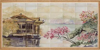 Настенное панно COMPOSICION SAKURA (комплект 4 плитки)