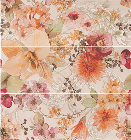 Декор FELICITA DECOR FLOWERS (3P) (изображение)