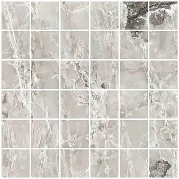 Мозаика ONYX&MORE SILVER BLEND GLO MOS 5X5 (767645)