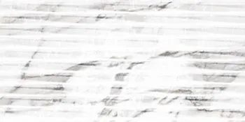 Настенная плитка Carrara White Lined Shine структ.