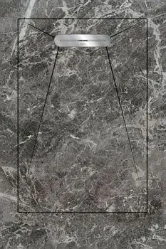 Керамический душевой поддон FIORI DI PESCA GREY - ENVELOPE LINEAR MASSIVE