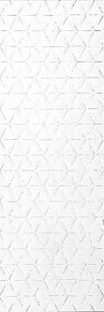 Декор PURA BIANCO ROMBO TRACCE PLATINO Rett