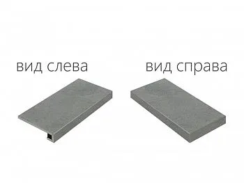 Ступень угловая правая Materia Carbonio Scalino Angolare DX (620070000808)