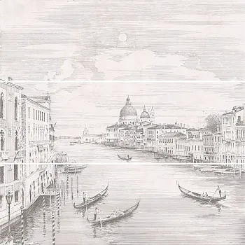 Панно Город на воде Venice из 3-х частей 12109R\3x\3F