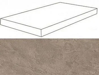 Угловая ступень 620070001032 Force Grey Scalino Angolare Sx левая 60