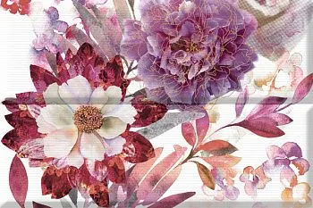 Панно Composicion Savage Flowers Berenjena 02