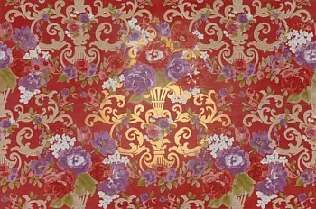 Панно FIORITURA ORO SU ROSSO (PR DO RO FIORI)