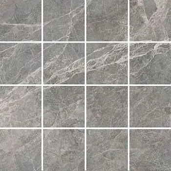 (Vitra) Мозаика Marmostone K9513768LPR1VTE0  Темно-серый Лаппато R9 Ректификат