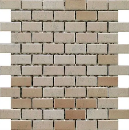 Мозаика из керамики Naturline  Brick / Брик K517061 чип 2,5х5 сетка (изображение)